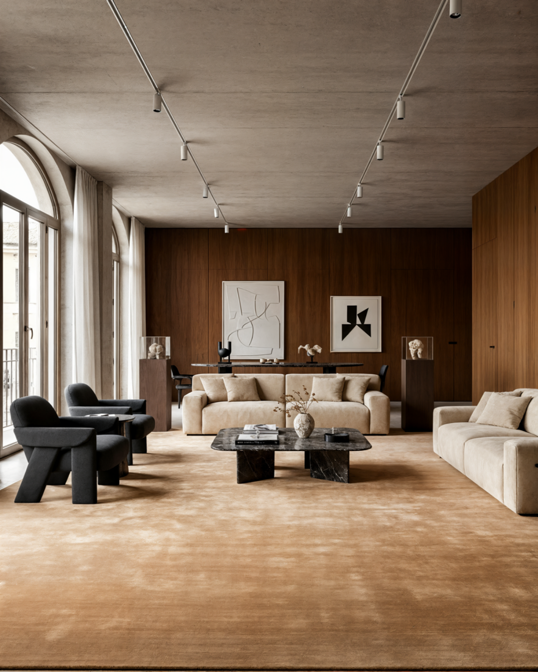 Plush Wool Rug / Camel