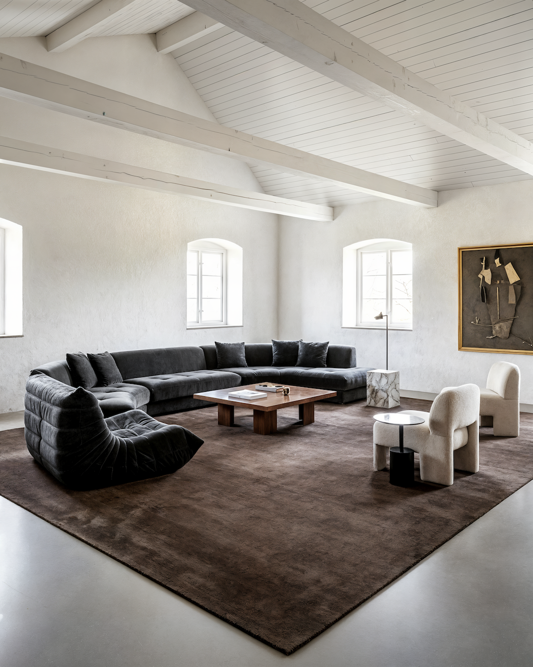 Plush Wool Rug / Chocolate