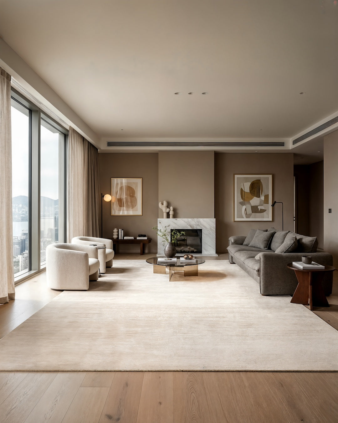 Plush Wool Rug / Sand