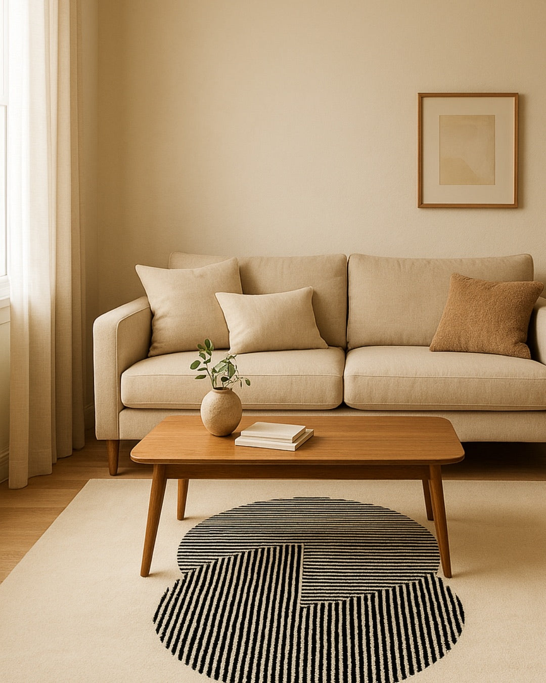 Clique Wool Rug / Bone White