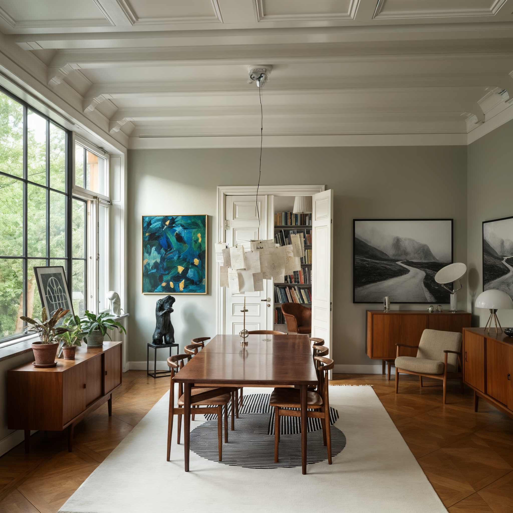 Clique Wool Rug / Bone White