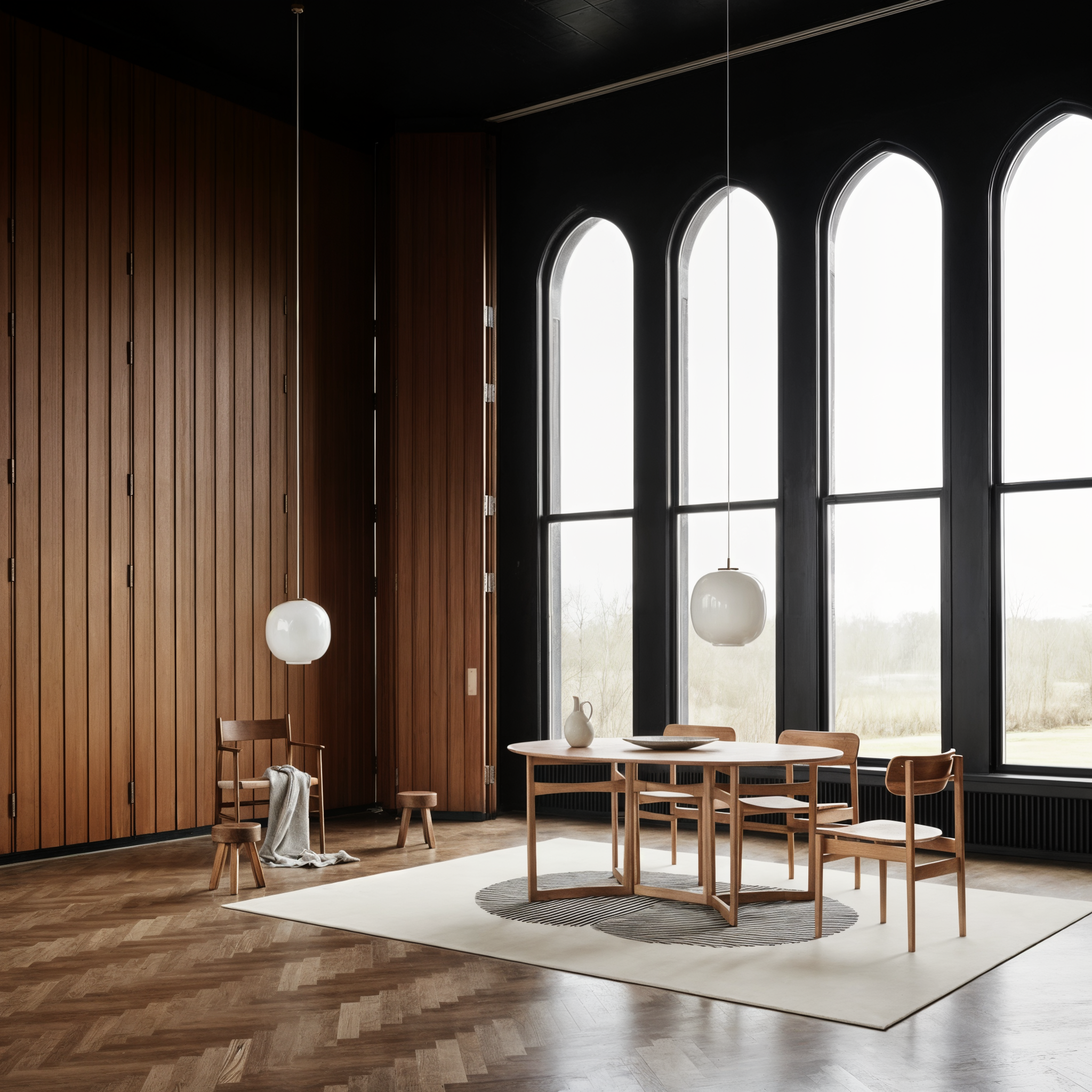 Clique Wool Rug / Bone White