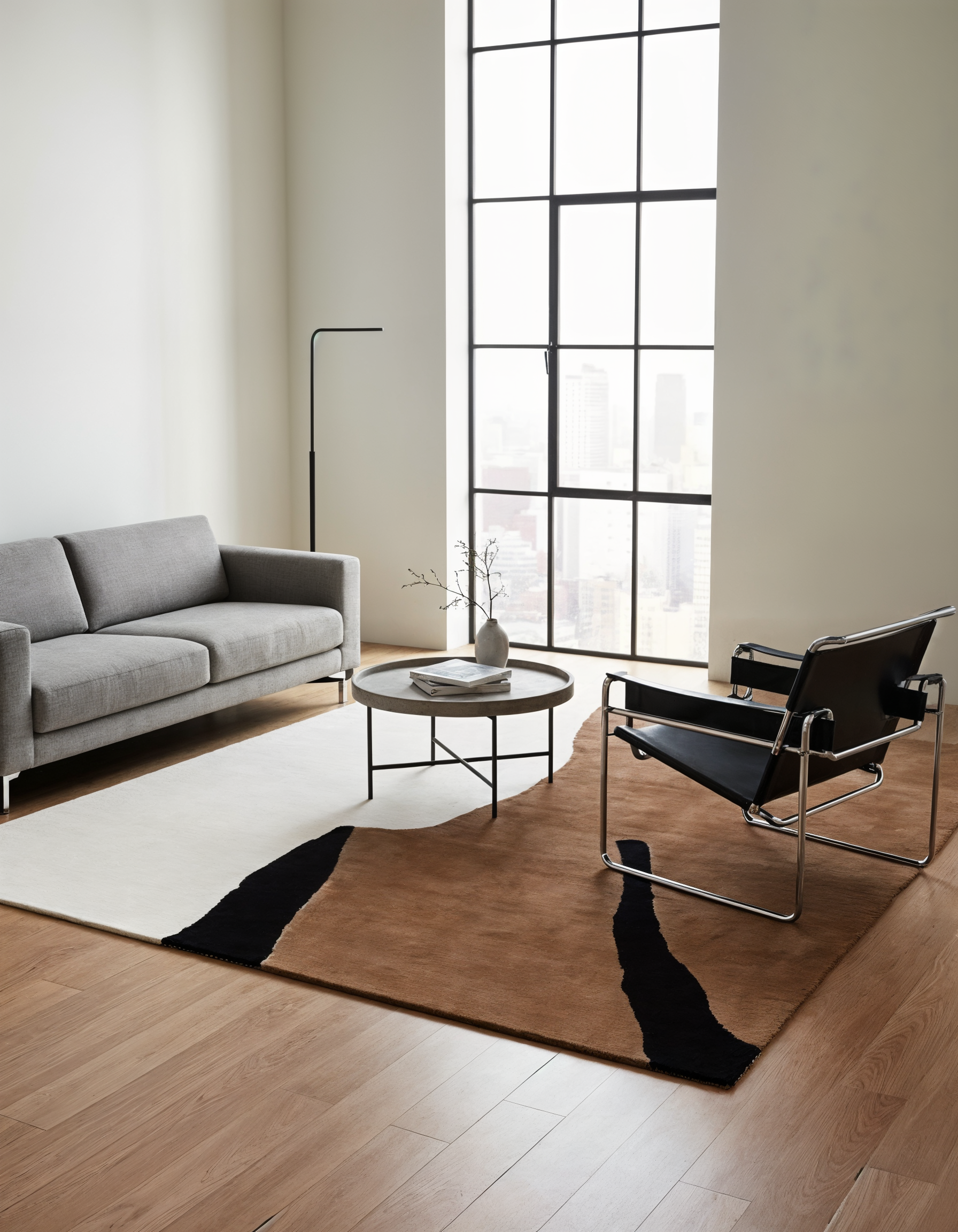 Bias Wool Rug