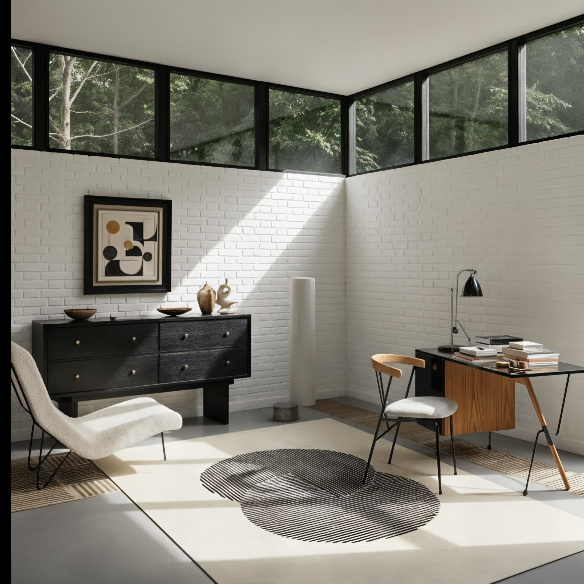 Clique Wool Rug / Bone White