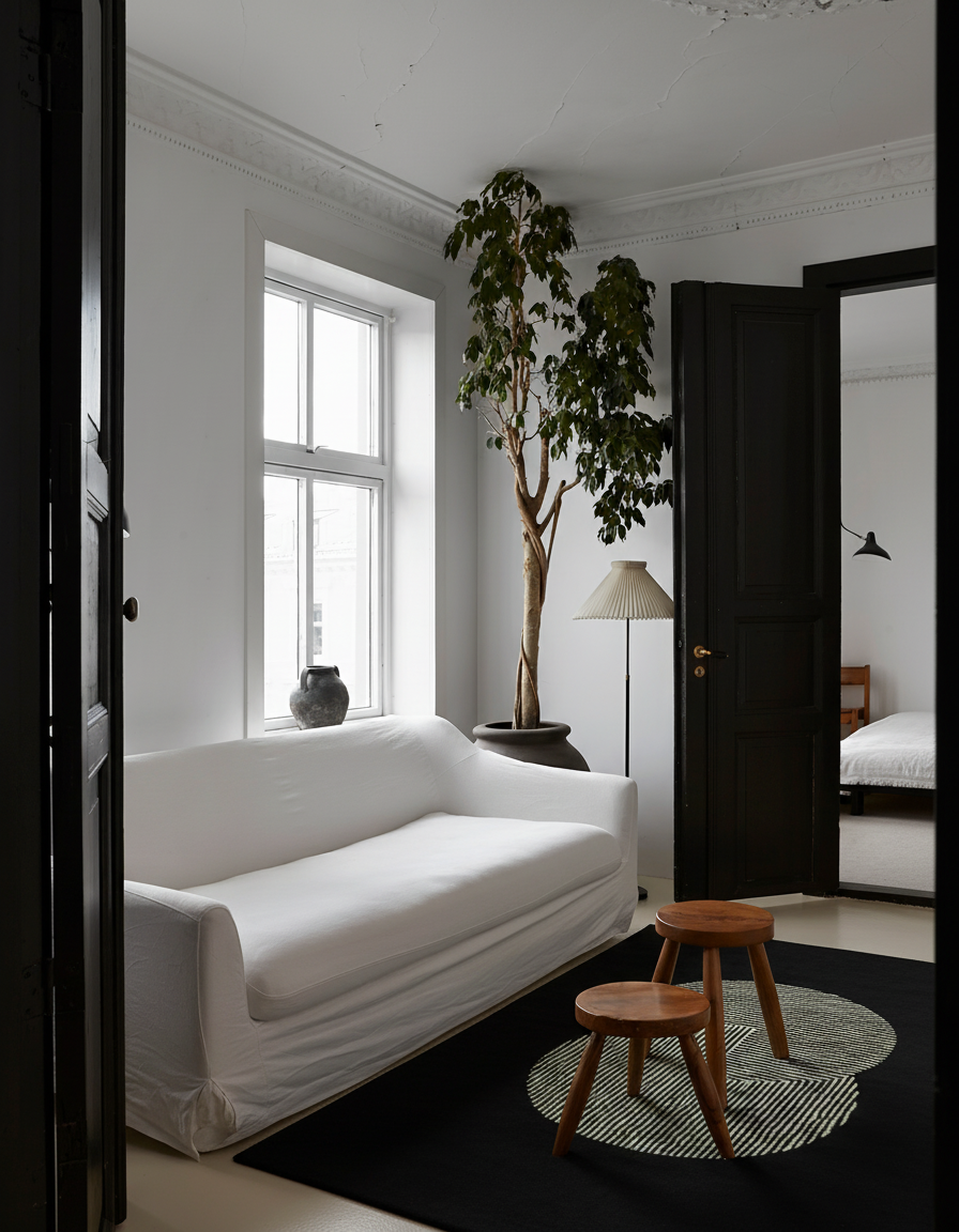 Clique Wool Rug / Pitch Black