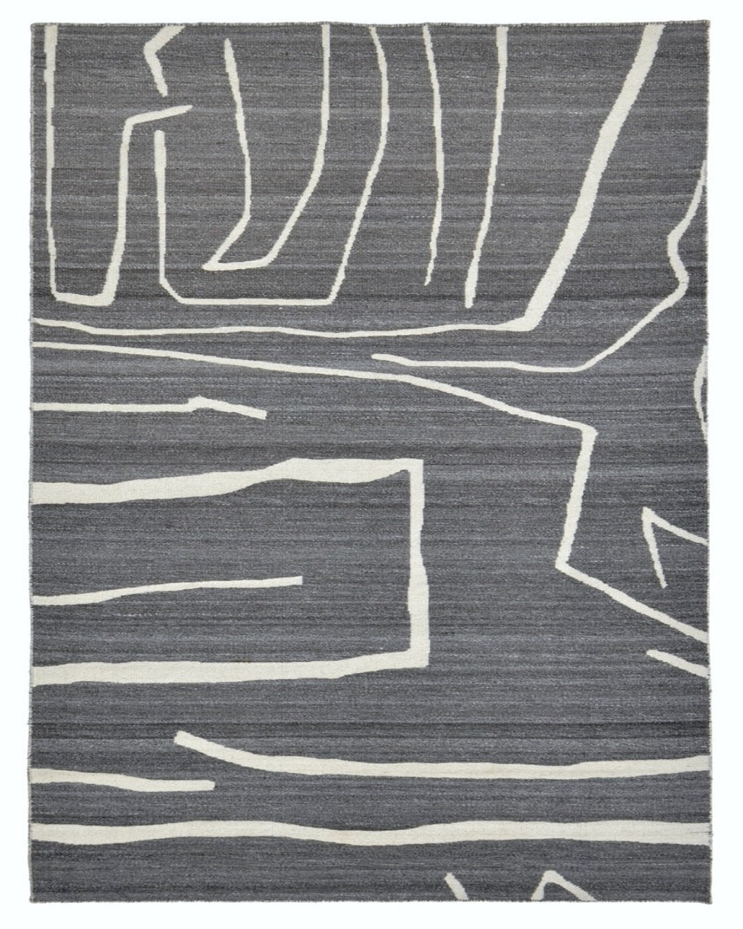 Minimal Art Reversible Rug / Off White