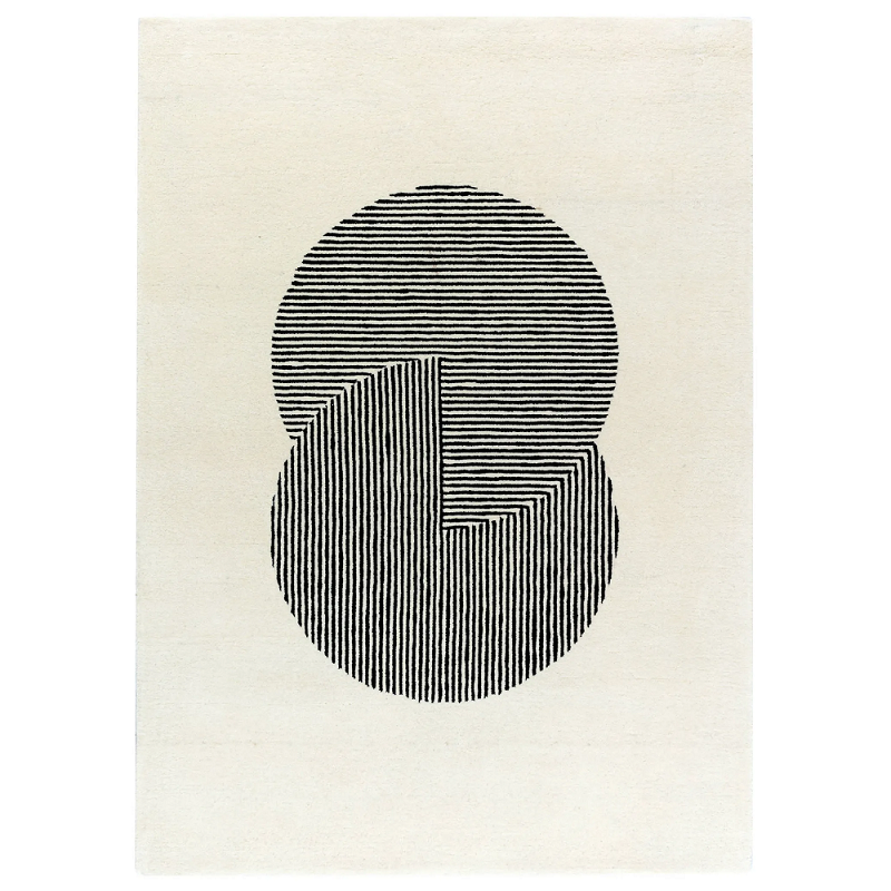 Clique Wool Rug / Bone White