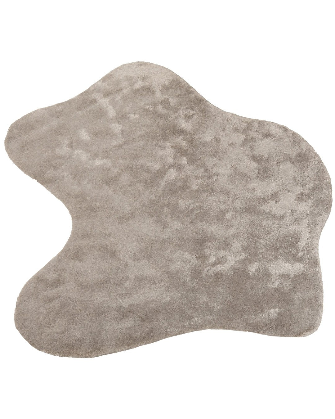 Abstract Silk Rug / Cloud Gray