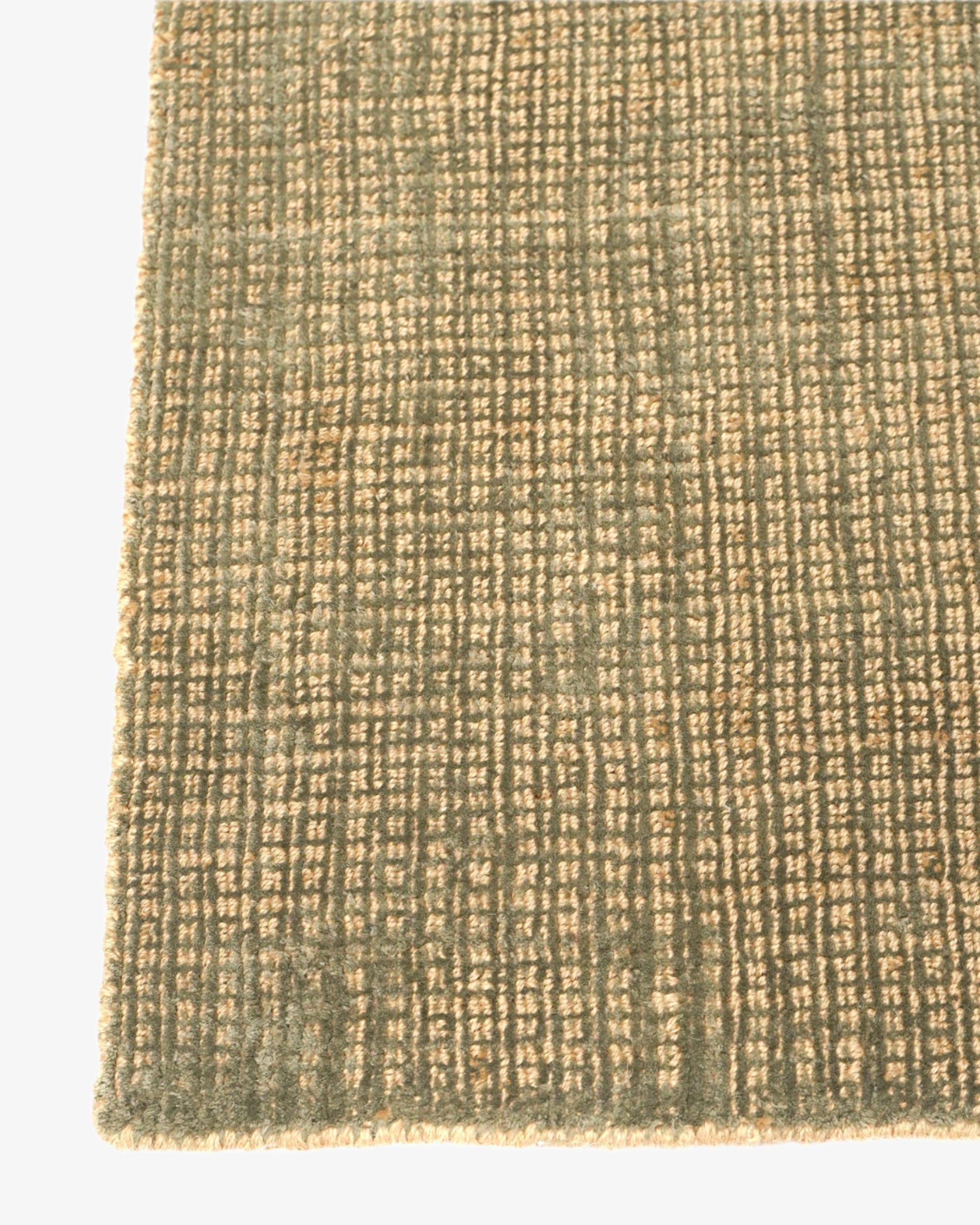 meraki jute silk rug sage 2