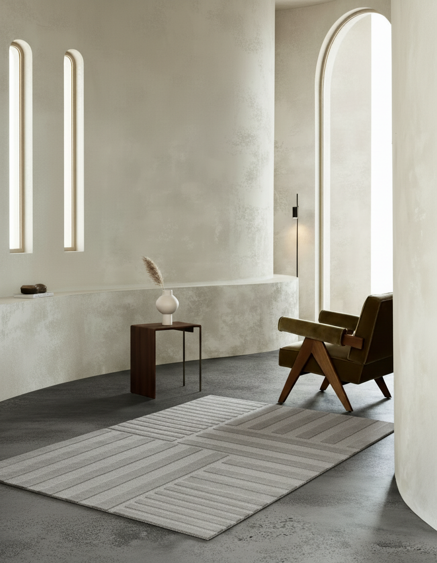 Ash Wool Rug