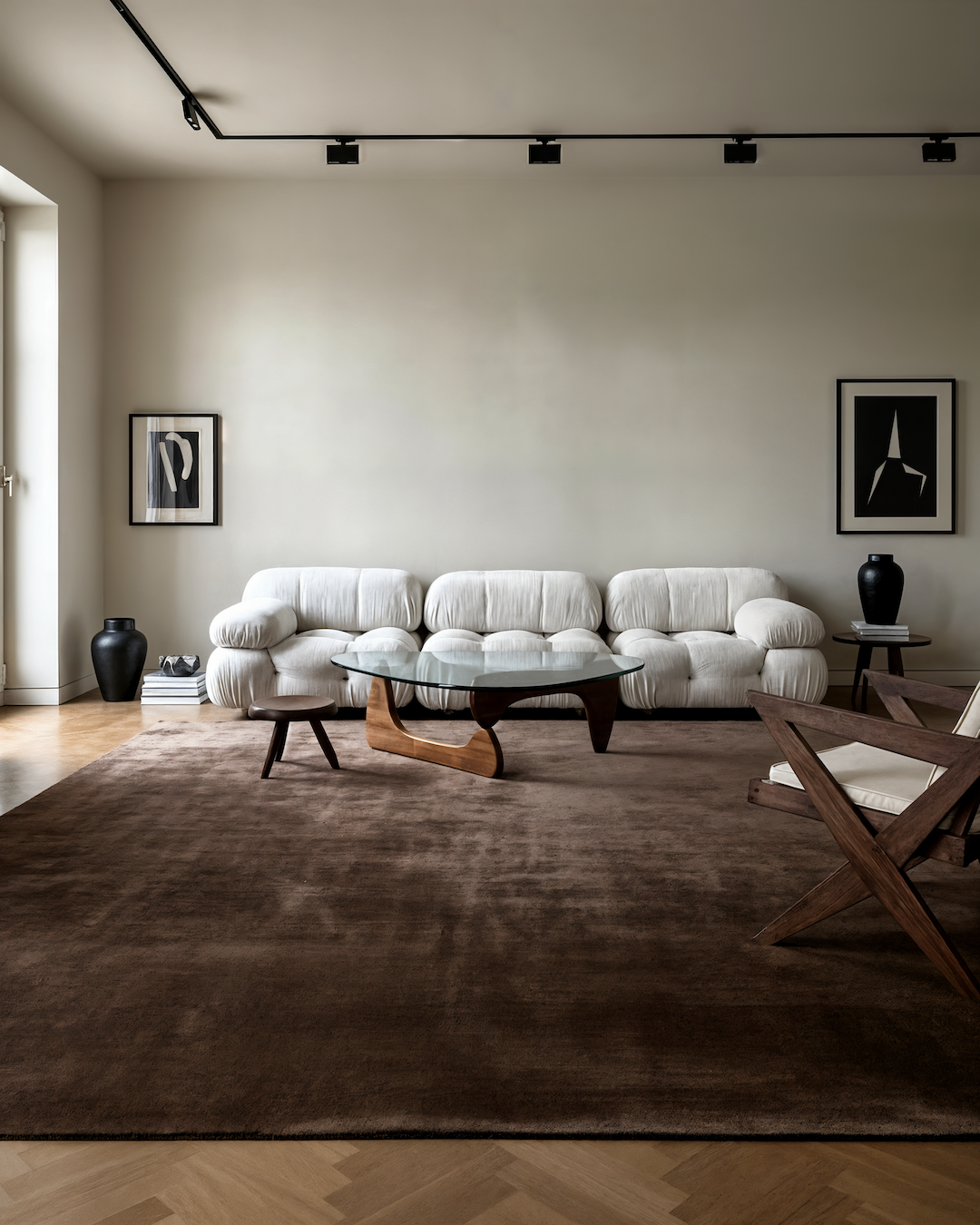 Plush Wool Rug / Chocolate