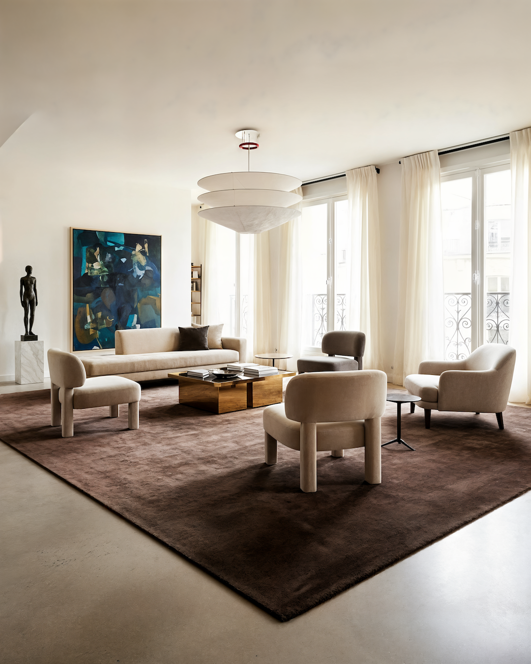 Plush Wool Rug / Chocolate