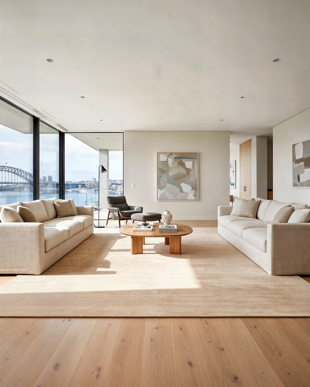 Plush Wool Rug / Sand
