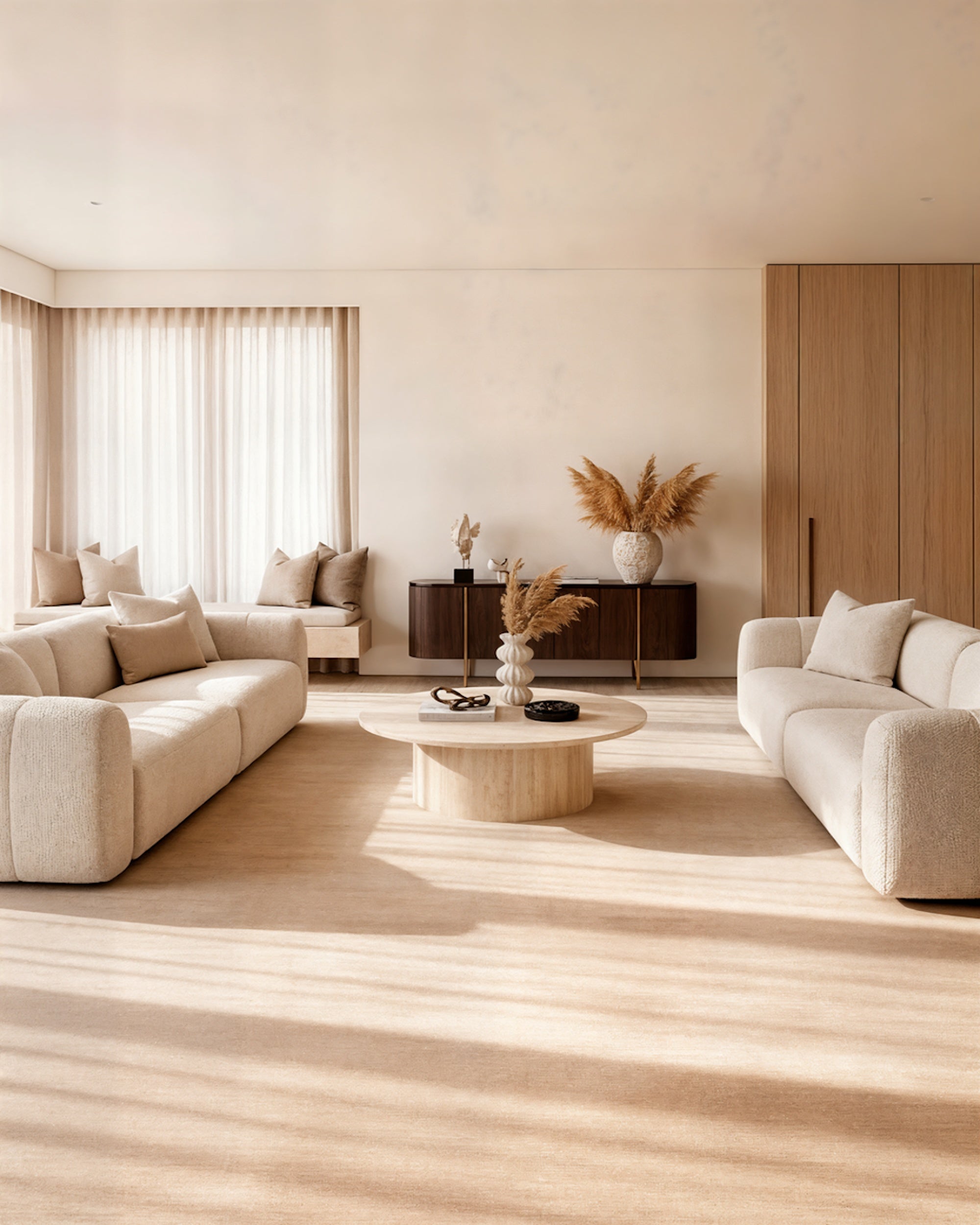 plush wool rug wheat 2