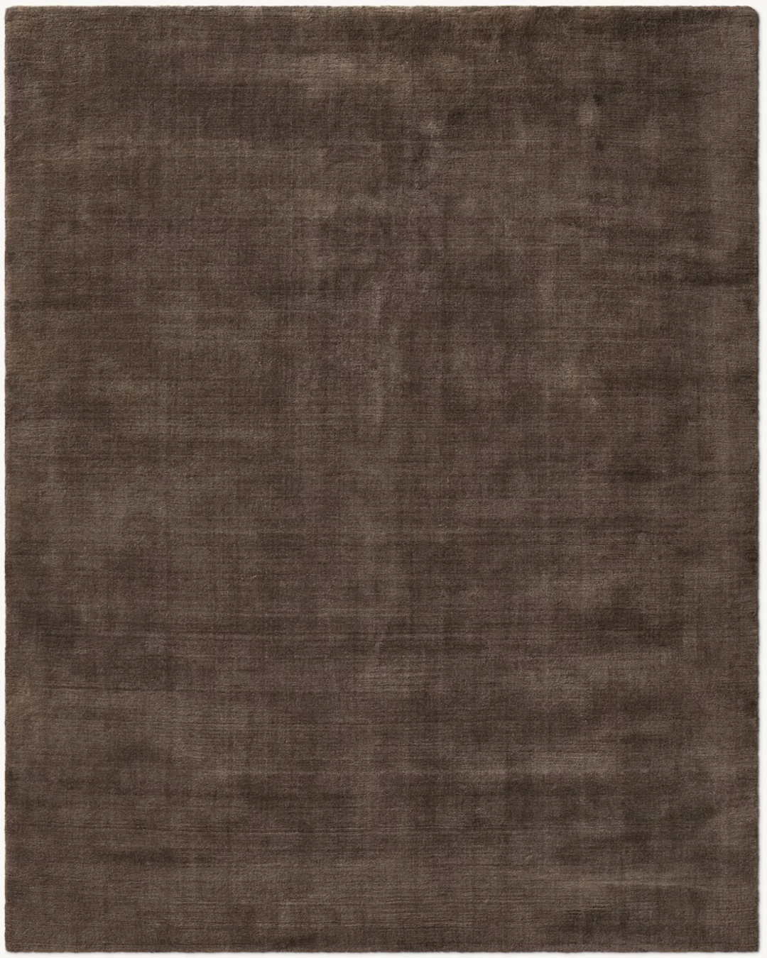 Plush Wool Rug / Chocolate