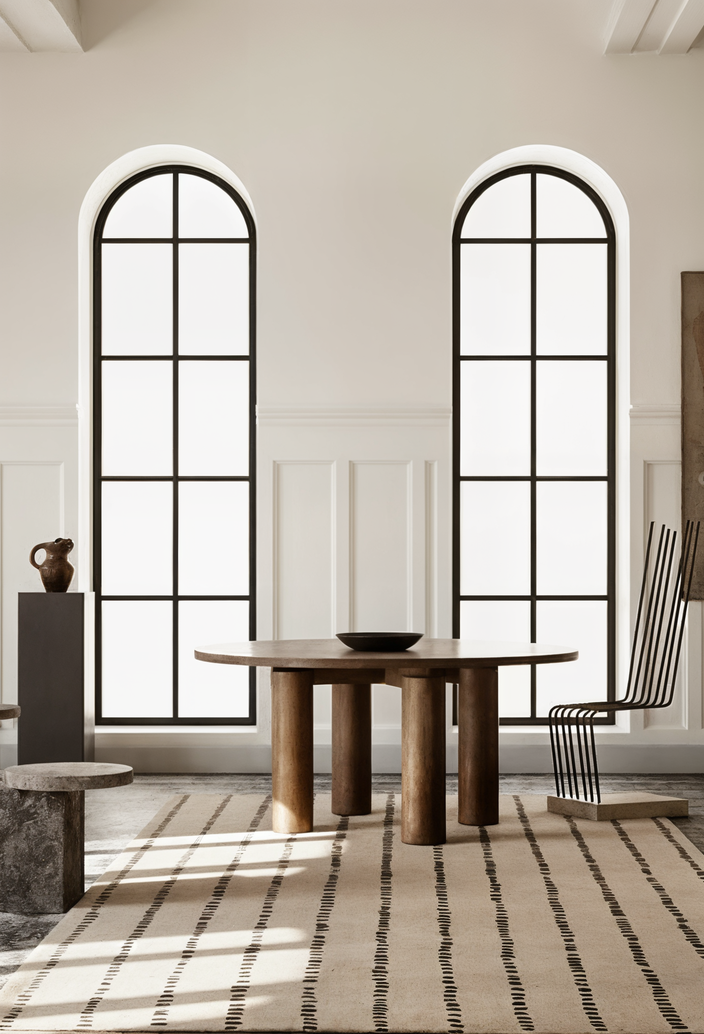 Greige Wool Rug