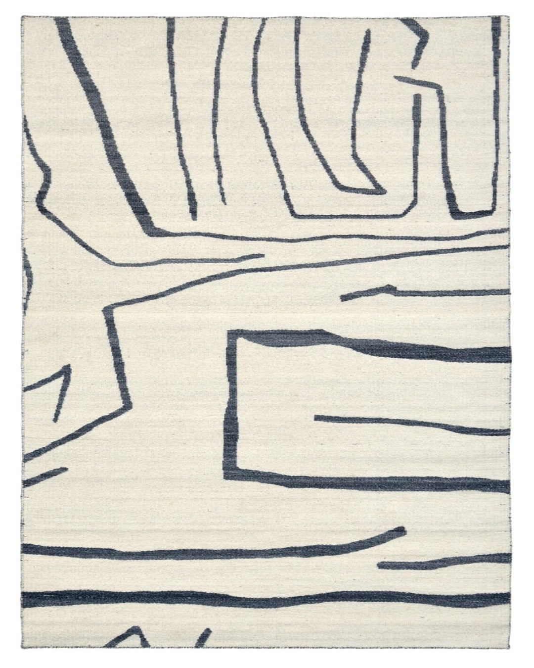 Minimal Art Reversible Rug / Off White