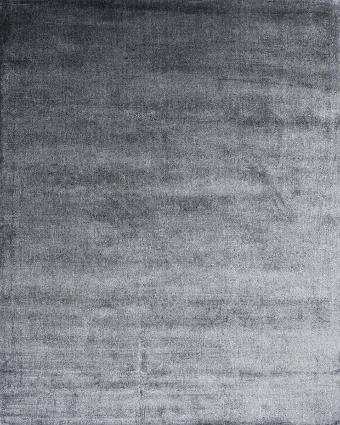 Solid Silk Rug / Charcoal